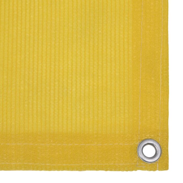 Écran de balcon Jaune 75x400 cm PEHD – Image 2