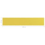 Écran de balcon Jaune 75x400 cm PEHD – Image 4