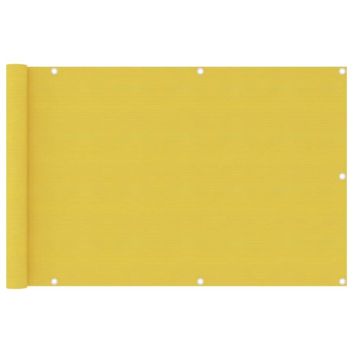 VXL8720286095607_a_en_hd_1.jpg Écran de balcon Jaune 90x400 cm PEHD – Image 1