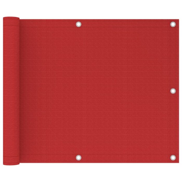 VXL8720286095676_a_en_hd_1.jpg Écran de balcon Rouge 75x300 cm PEHD – Image 1