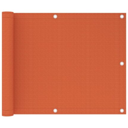 Écran de balcon Orange 75x300 cm PEHD