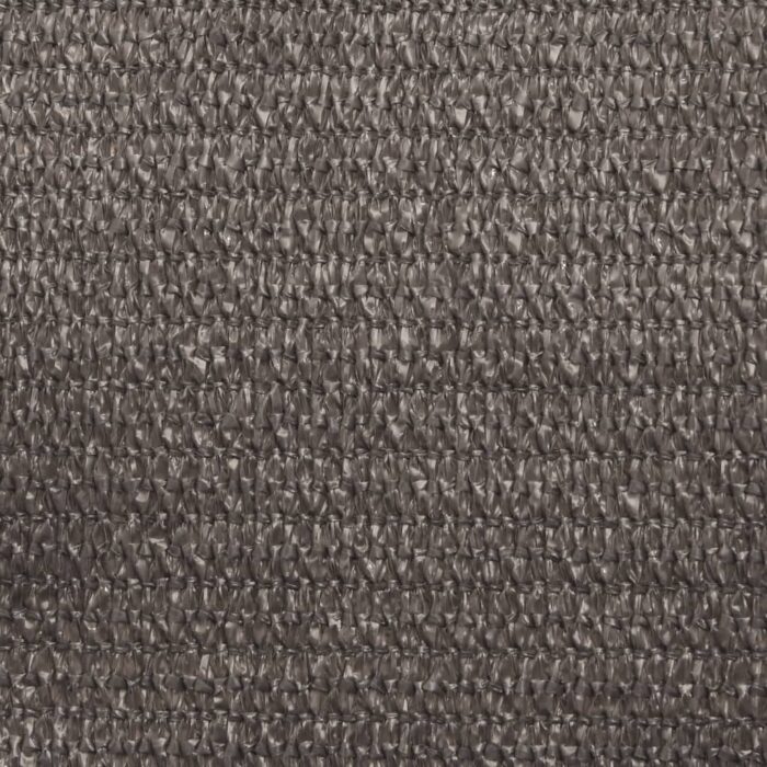Voile d'ombrage 160 g/m² Anthracite 3x3 m PEHD – Image 7