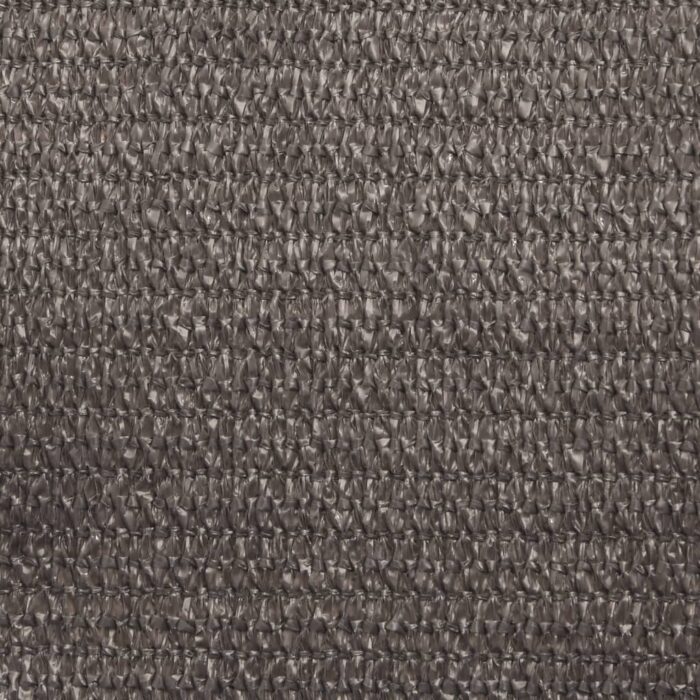 Voile d'ombrage 160 g/m² Anthracite 3x5 m PEHD – Image 7