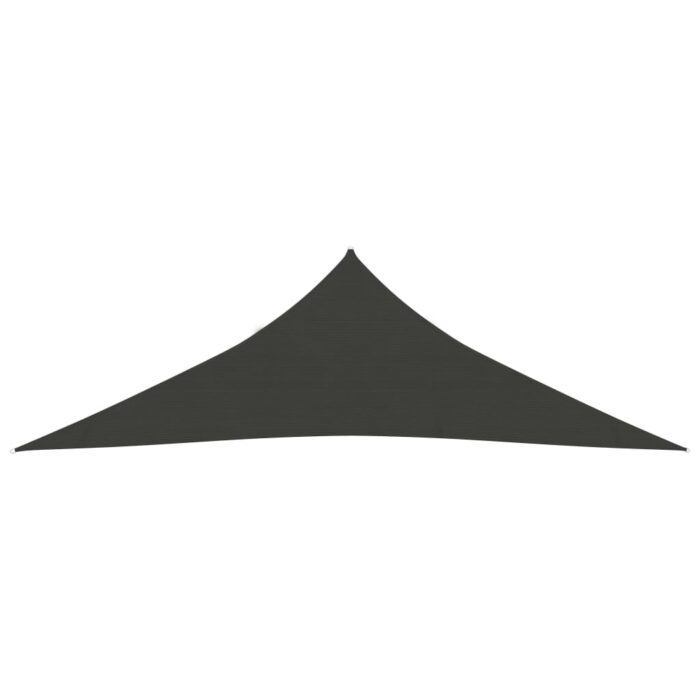 Voile d'ombrage 160 g/m² Anthracite 3x3x3 m PEHD – Image 2