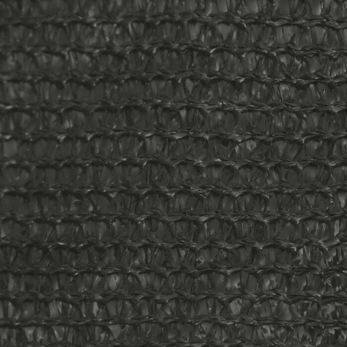 Voile d'ombrage 160 g/m² Anthracite 5x6x6 m PEHD – Image 4