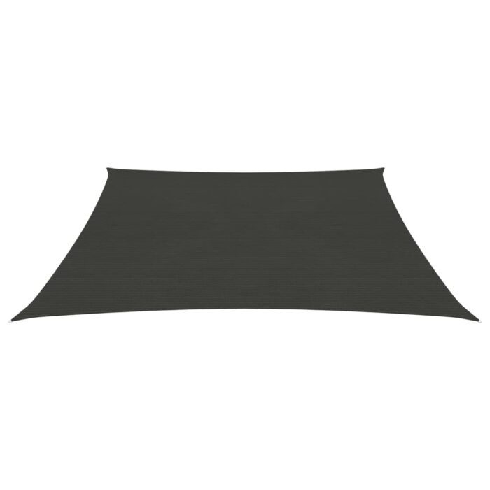 Voile d'ombrage 160 g/m² Anthracite 3/4x3 m PEHD – Image 2