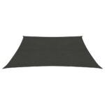 Voile d'ombrage 160 g/m² Anthracite 4/5x3 m PEHD – Image 2