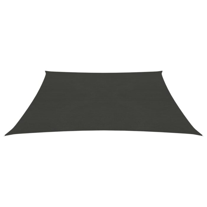 Voile d'ombrage 160 g/m² Anthracite 4/5x3 m PEHD – Image 2