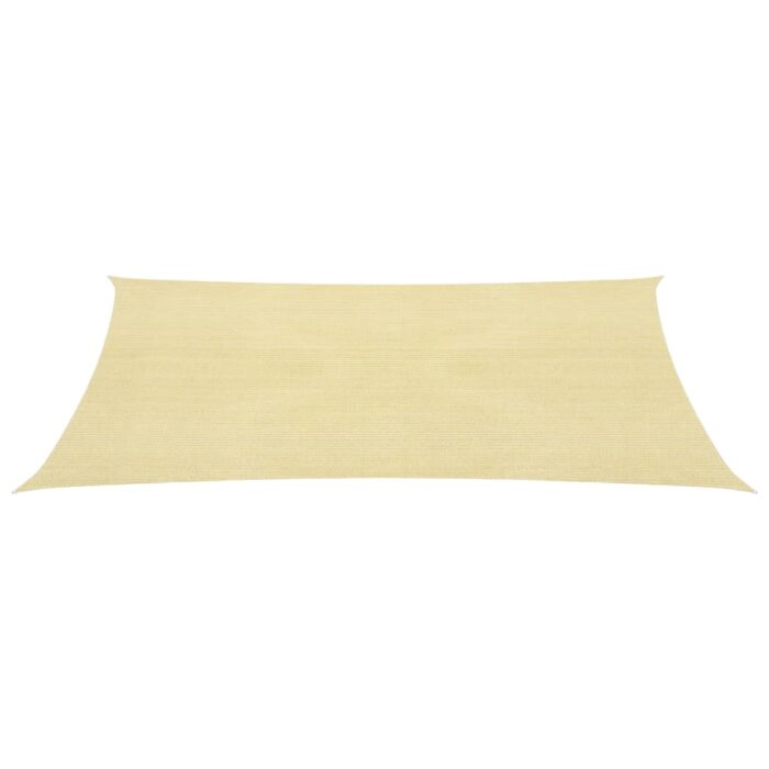 Voile d'ombrage 160 g/m² Beige 2x3 m PEHD – Image 2