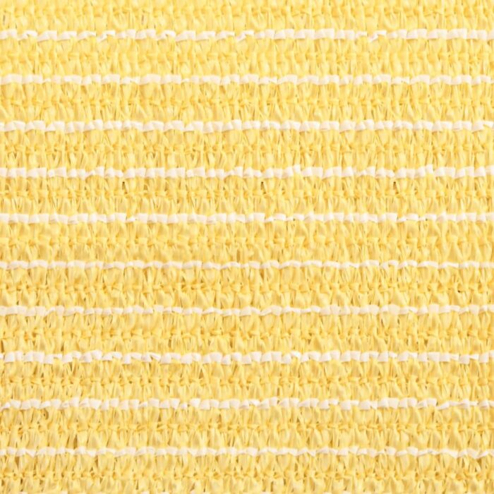 Voile d'ombrage 160 g/m² Beige 5x7x7 m PEHD – Image 7