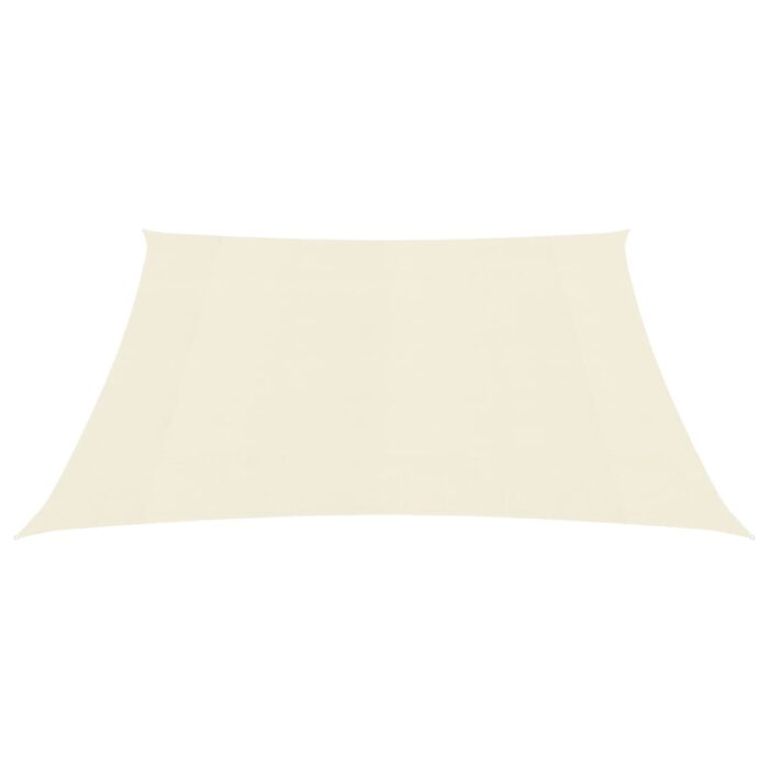 Voile d'ombrage 160 g/m² Crème 3x3 m PEHD – Image 2