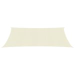 Voile d'ombrage 160 g/m² Crème 2x5 m PEHD – Image 2