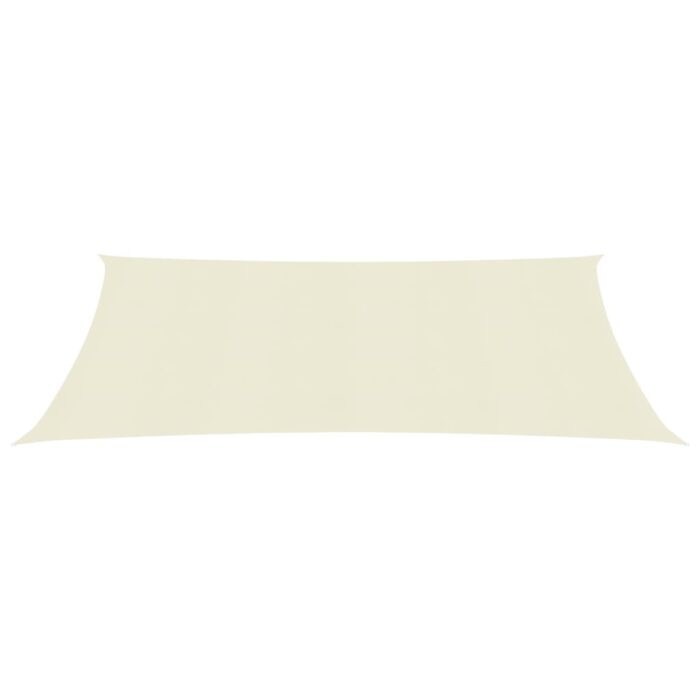 Voile d'ombrage 160 g/m² Crème 2x5 m PEHD – Image 2