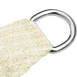 Voile d'ombrage 160 g/m² Crème 4,5x4,5x4,5 m PEHD – Image 2