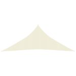 Voile d'ombrage 160 g/m² Crème 5x6x6 m PEHD – Image 2