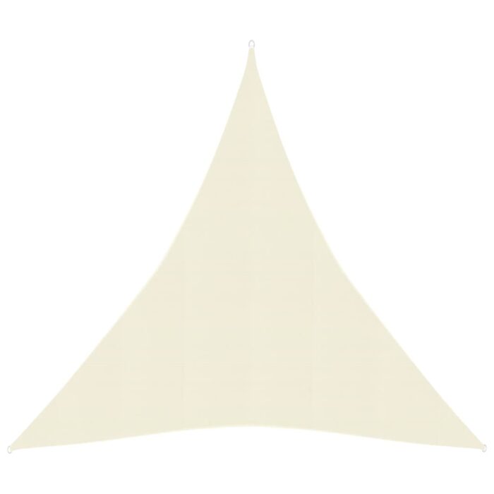 Voile d'ombrage 160 g/m² Crème 5x6x6 m PEHD – Image 1