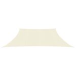 Voile d'ombrage 160 g/m² Crème 3/4x3 m PEHD – Image 2