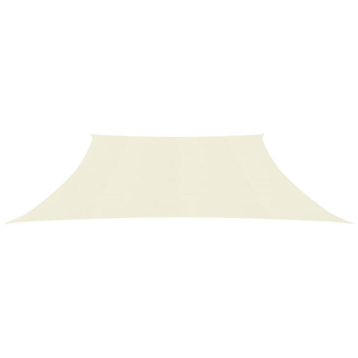 Voile d'ombrage 160 g/m² Crème 3/4x3 m PEHD – Image 2