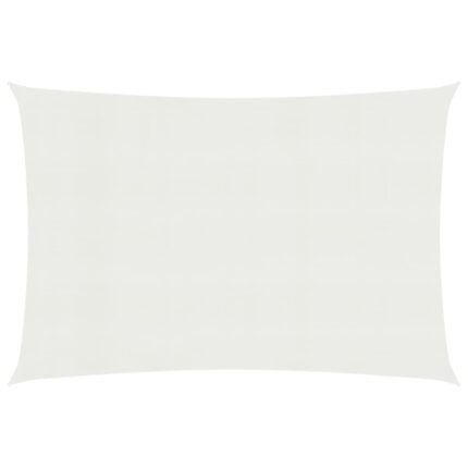 Voile d'ombrage 160 g/m² Blanc 3x5 m PEHD