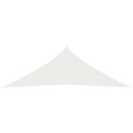 Voile d'ombrage 160 g/m² Blanc 4x4x4 m PEHD – Image 2