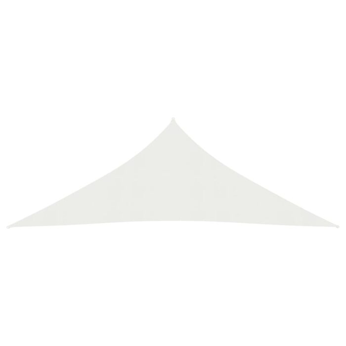 Voile d'ombrage 160 g/m² Blanc 4x4x4 m PEHD – Image 2