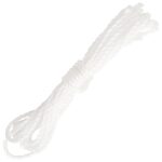 Voile d'ombrage 160 g/m² Blanc 5x5x6 m PEHD – Image 6