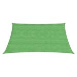 Voile d'ombrage 160 g/m² Vert clair 3,6x3,6 m PEHD – Image 2