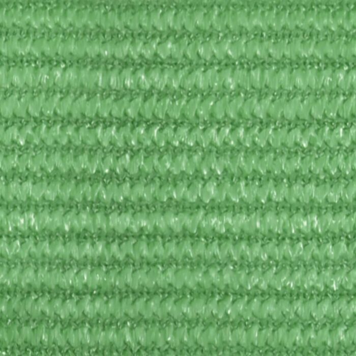 Voile d'ombrage 160 g/m² rectangulaire vert clair 2x3,5 m PEHD – Image 4