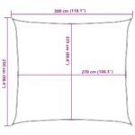 Voile d'ombrage 160 g/m² Vert clair 2,5x3 m PEHD – Image 8