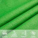 Voile d'ombrage 160 g/m² Vert clair 2,5x4 m PEHD – Image 9