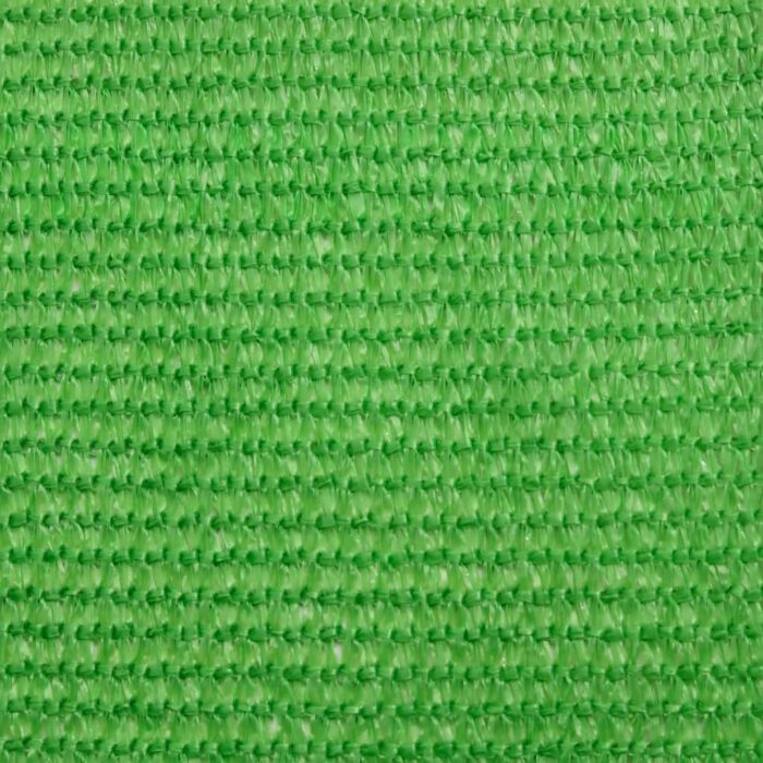 Voile d'ombrage 160 g/m² rectangulaire vert clair 2,5x5 m PEHD – Image 7