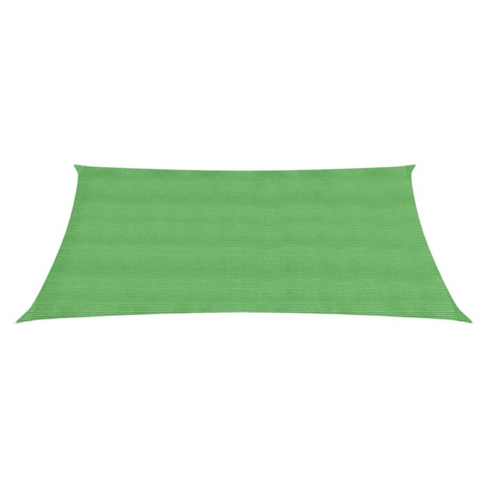 Voile d'ombrage 160 g/m² Vert clair 3,5x4,5 m PEHD – Image 2