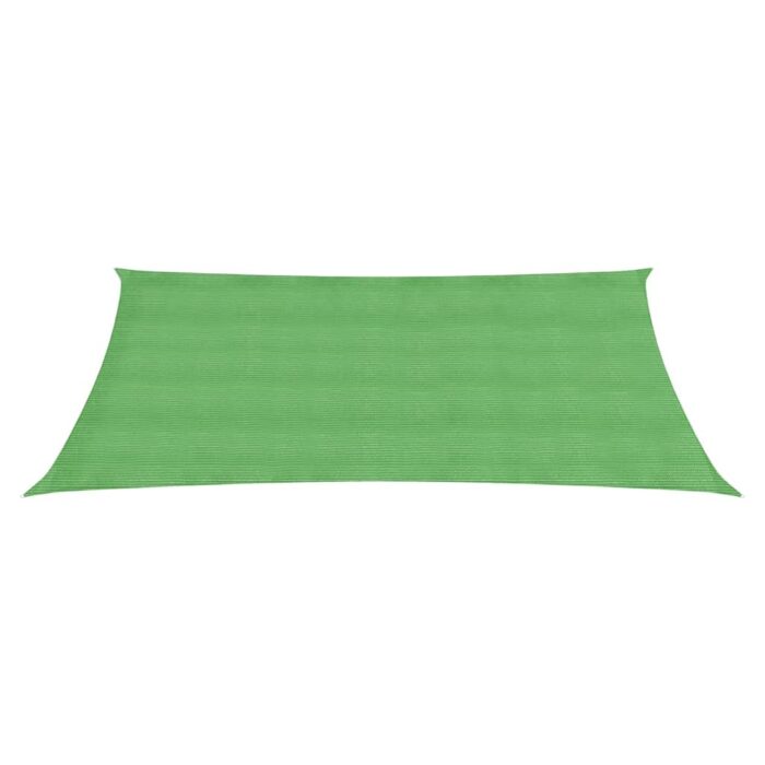 Voile d'ombrage 160 g/m² Vert clair 3,5x5 m PEHD – Image 2