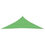 Voile d'ombrage 160 g/m² Vert clair 3,5x3,5x4,9 m PEHD – Image 2