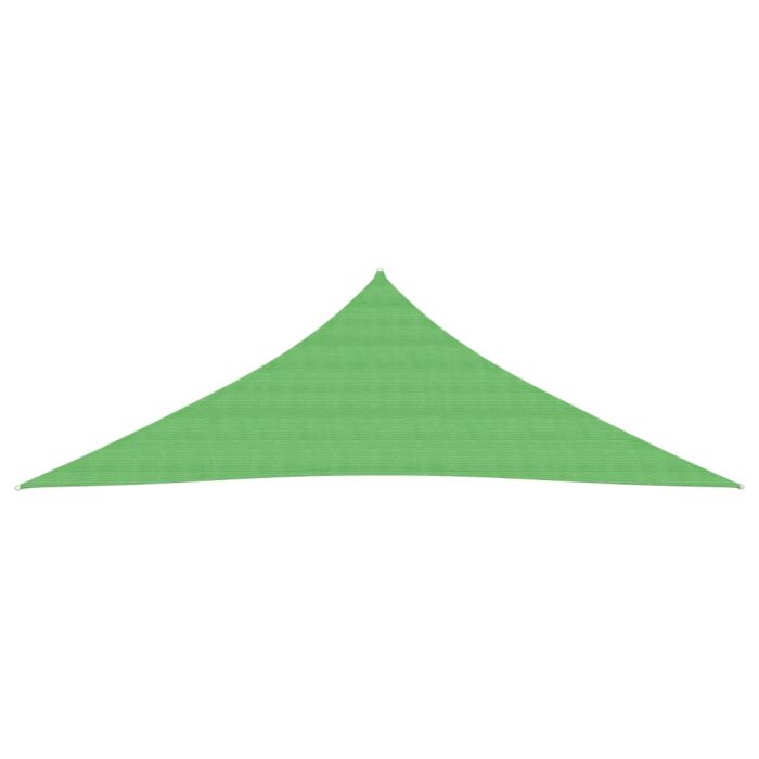 Voile d'ombrage 160 g/m² Vert clair 3,5x3,5x4,9 m PEHD – Image 2