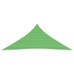 Voile d'ombrage 160 g/m² Vert clair 4x4x4 m PEHD – Image 2