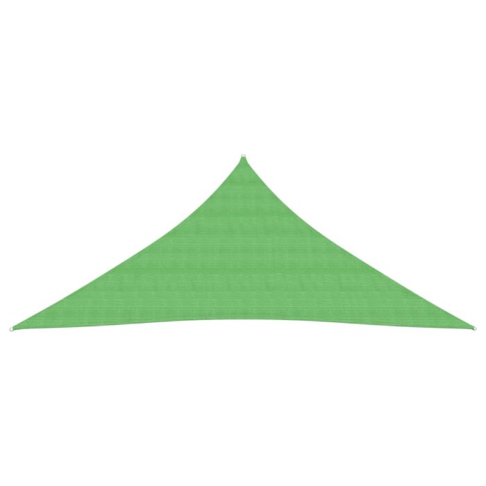 Voile d'ombrage 160 g/m² Vert clair 4x4x4 m PEHD – Image 2
