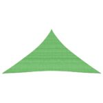 Voile d'ombrage 160 g/m² Vert clair 4x5x5 m PEHD – Image 2