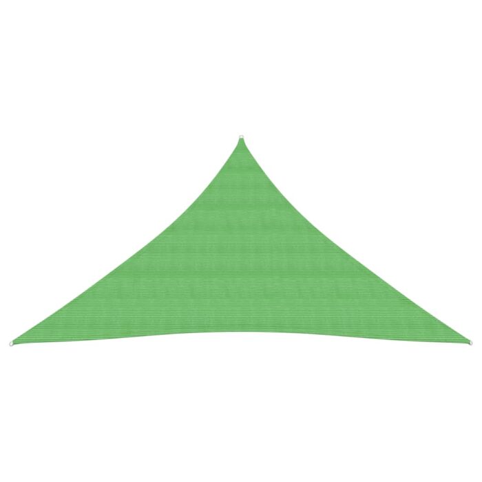 Voile d'ombrage 160 g/m² Vert clair 4x5x5 m PEHD – Image 2