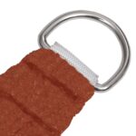 Voile d'ombrage 160 g/m² Terre cuite 7x7 m PEHD – Image 3