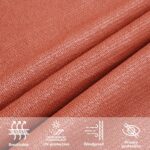 Voile d'ombrage 160 g/m² Terre cuite 2x4,5 m PEHD – Image 8