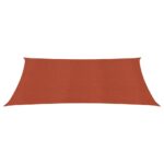 Voile d'ombrage 160 g/m² Terre cuite 2,5x4,5 m PEHD – Image 2