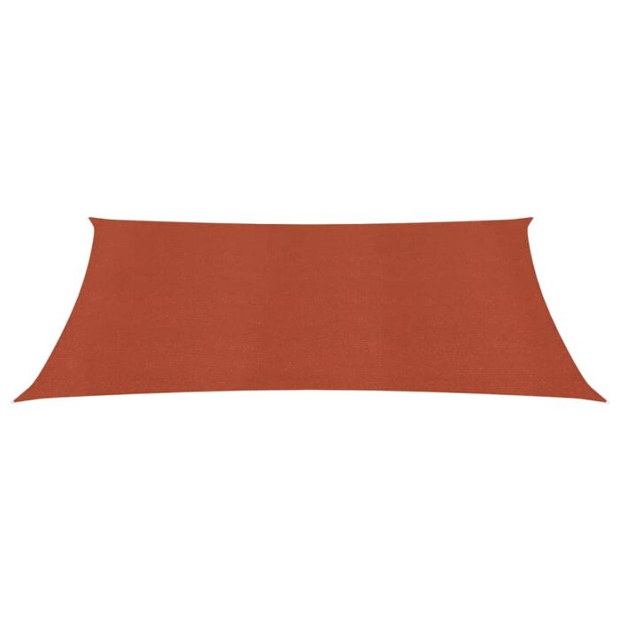 Voile d'ombrage 160 g/m² Terre cuite 2,5x4,5 m PEHD – Image 2