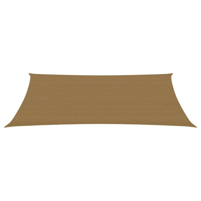 Voile d'ombrage 160 g/m² Taupe 2x4,5 m PEHD – Image 2