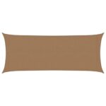 Voile d'ombrage 160 g/m² Taupe 2x4,5 m PEHD – Image 9