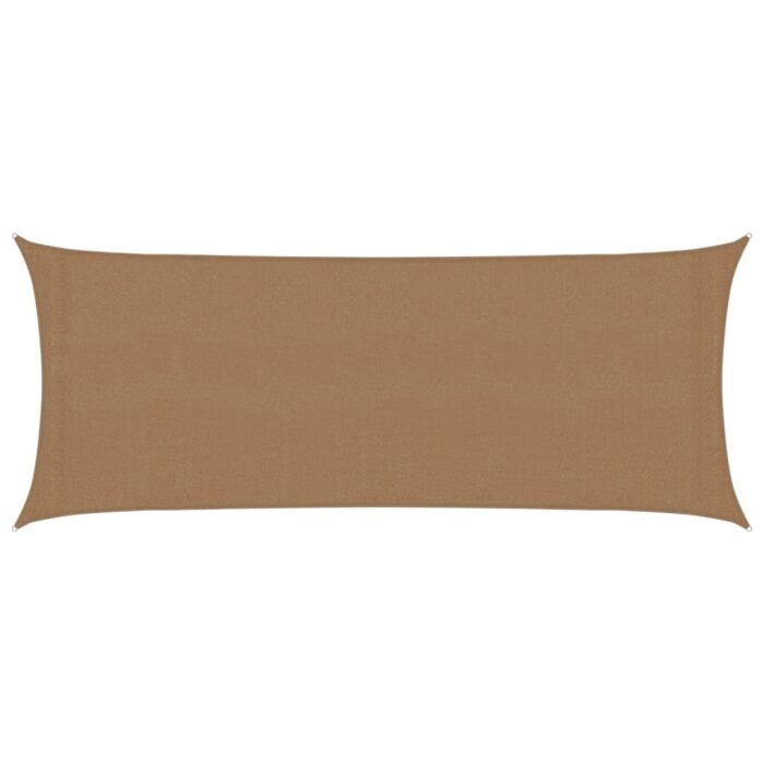 Voile d'ombrage 160 g/m² Taupe 2x4,5 m PEHD – Image 9