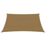Voile d'ombrage 160 g/m² Taupe 3x4,5 m PEHD – Image 2