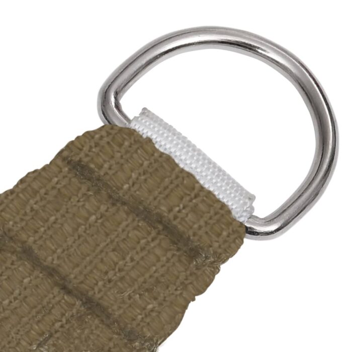 Voile d'ombrage 160 g/m² Taupe 3x4,5 m PEHD – Image 3