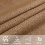 Voile d'ombrage 160 g/m² Taupe 3x4,5 m PEHD – Image 9