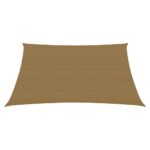 Voile d'ombrage 160 g/m² Taupe 3/4x2 m PEHD – Image 2